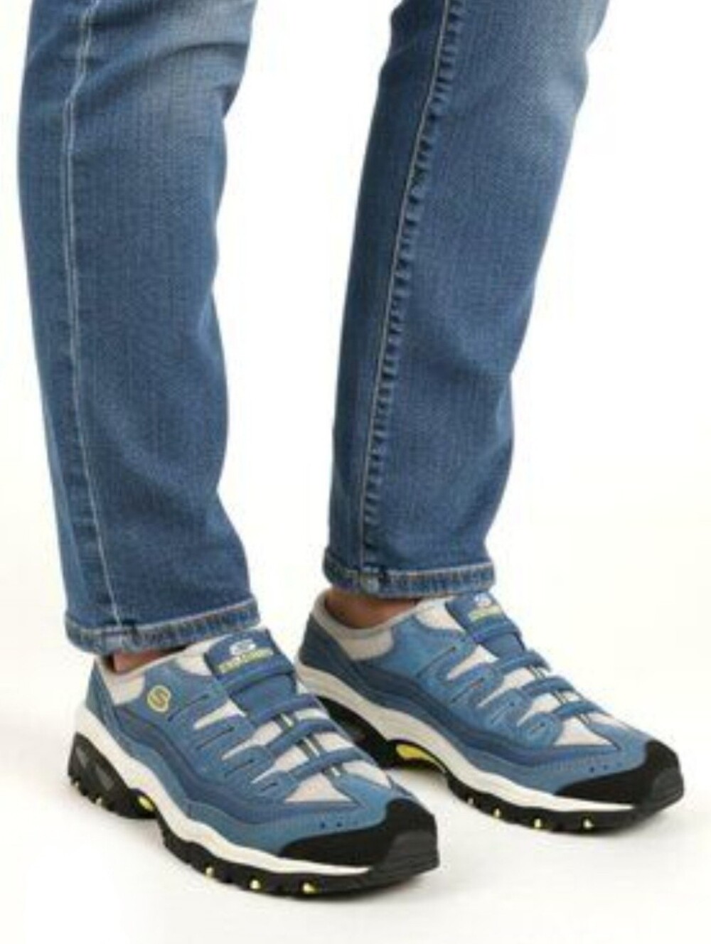 Vintage Y2K Skechers Sport Energy Backslider Blue Slip-on Sneaker Clog Size 10